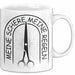 Friseurin Tasse Geschenk Meine Schere Meine Regeln Weiß Trendation