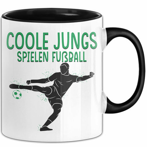 Fußballspieler Tasse Geschenk Coole Jungs Spielen Fußball Geschenkidee Jungen Trendation