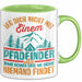 Pfadfinder Tasse Geschenk Leg Dich Nicht Mit Einem Pfadfinder An Scout Geschenkdiee Kaffee-Becher Grün Trendation