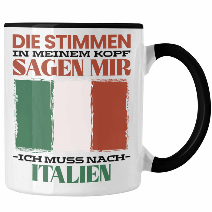Italien Tasse Urlaub Heimat Geschenk Spruch Italiener Geschenkidee Trendation