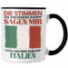 Italien Tasse Urlaub Heimat Geschenk Spruch Italiener Geschenkidee Trendation