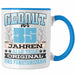 35er Geburtstag Tasse Geschenk Frauen Männer Spruch Gebaut Vor 35er Jahren Blau Trendation