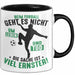 Fussballer Tasse Geschenk Fussballspieler Geschenkidee Es Geht Nicht Um Leben Oder Tod Trendation