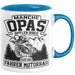 Motorrad Opa Tasse Geschenk Echte Opas Fahren Motorrad Geschenkidee Vatertag Opa Biker Blau Trendation