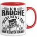 Raucher Geschenk Tasse Spruch Ich Rauche Nicht Weils Mir Schmeckt Sondern Weil Ich Es Mir Leisten Kann Geschenkidee Rauchen Rot Trendation