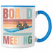 Snowboard Tasse Geschenkidee für Snowboard-Fahrer zum Geburtstag Weihnachten Blau Trendation