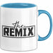 The Remix Tasse Geschenk Partner-Tassen Geschwister Kaffee-Becher Blau Trendation