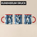 3D Tasse Bullterrier Hunde Boxer Geschenkidee Für Hundebesitzer Kaffee-Becher Lustig Süßs Rot Trendation