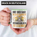 Forstarbeiter Tasse Geschenk Spruch Holzarbeiter Forstwirt Kettensäge in den Händen Grün Trendation