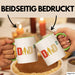 Zwillinge Papa Tasse Geschenk Dad Hoch 2 Geschenkidee Für Zwillings-Papa Vater Kaffee-Becher Grün Trendation