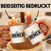 The Remix Tasse Geschenk Partner-Tassen Geschwister Kaffee-Becher Rot Trendation