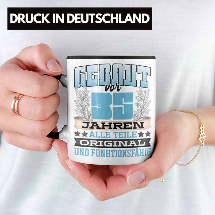 35er Geburtstag Tasse Geschenk Frauen Männer Spruch Gebaut Vor 35er Jahren Trendation