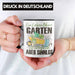 Garten Tasse Geschenk Spruch Hobby-Gärtner Geschenkidee Ein Leben Ohne Garten Trendation