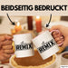 The Remix Tasse Geschenk Partner-Tassen Geschwister Kaffee-Becher Rosa Trendation
