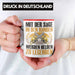 Forstarbeiter Tasse Geschenk Spruch Holzarbeiter Forstwirt Kettensäge in den Händen Rot Trendation