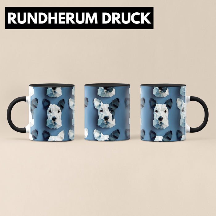 3D Tasse Bullterrier Hunde Boxer Geschenkidee Für Hundebesitzer Kaffee-Becher Lustig Süßs Trendation