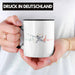 Lustige Fechten-Tasse Geschenk für Fechter Herzschlag Trendation
