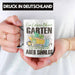 Garten Tasse Geschenk Spruch Hobby-Gärtner Geschenkidee Ein Leben Ohne Garten Weiß Trendation