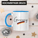 Germany Tasse Deutschland Flagge National Stolz Blau Trendation