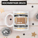 Weltbester Paketbote Paketzusteller Tasse Geschenkidee Postbote Spruch Weiß Trendation