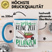 Gärtner Geschenk Tasse Sorry Keine Zeit Meine Pflanzen Brauchen Mich Geschenkidee Garten-Pflege Blau Trendation