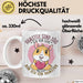Hamster-Liebhaber Geschenk Tasse Mädchen Hamster Sind Süß Ich Bin Ein Hamster Kaffee-Becher Weiß Trendation