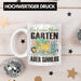 Garten Tasse Geschenk Spruch Hobby-Gärtner Geschenkidee Ein Leben Ohne Garten Weiß Trendation
