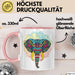 Elefant Tasse Geschenk Für Elefanten-Liebhaber Geschenkidee Mandala Bunt Rosa Trendation
