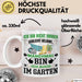 Hobby-Gärtner Geschenk Tasse Ich Bin Nicht immer Schlecht Gelaunt Gärtner Kaffee-Becher Weiß Trendation