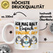 Pinguine Geschenk Tasse Mädchen Geschenkdiee Pinguin-Liebhaberin Ich Mag Halt Einfach Pinguine Ok Weiß Trendation