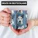 3D Tasse Bullterrier Hunde Boxer Geschenkidee Für Hundebesitzer Kaffee-Becher Lustig Süßs Rosa Trendation