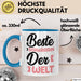 Schwägerin Tasse Geschenk Beste Schwägerin Der Welt Kaffee-Becher Blau Trendation
