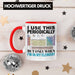Chemiker Tasse Geschenk I Use This Periodically Kaffeetasse Chemie Student Lehrer Rot Trendation
