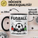 Fussballer Tasse Geschenk Fussballspieler Geschenkidee Fußball Ruft An Kaffee-Becher Trendation