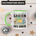 Garten Tasse Geschenk Spruch Hobby-Gärtner Geschenkidee Ein Leben Ohne Garten Grün Trendation