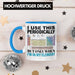 Chemiker Tasse Geschenk I Use This Periodically Kaffeetasse Chemie Student Lehrer Blau Trendation