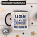 Lesen Tasse Geschenk Spruch Leseratte Bücherwurm Geschenkidee Ein Leben Ohne Lesen Trendation