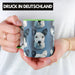 3D Tasse Bullterrier Hunde Boxer Geschenkidee Für Hundebesitzer Kaffee-Becher Lustig Süßs Grün Trendation