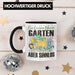 Garten Tasse Geschenk Spruch Hobby-Gärtner Geschenkidee Ein Leben Ohne Garten Trendation