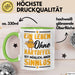 Kartoffel-Liebhaber Tasse Pommes Geschenk Ein Leben Ohne Kartoffeln Ist Möglich Ber Sinnlos Grün Trendation
