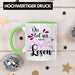 Leseratte Tasse Geschenk Bücher Lesen Die Tut Nix Die Will Nur Lesen Geschenkidee Grün Trendation