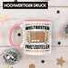 Weltbester Paketbote Paketzusteller Tasse Geschenkidee Postbote Spruch Rosa Trendation