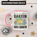 Garten Tasse Geschenk Spruch Hobby-Gärtner Geschenkidee Ein Leben Ohne Garten Rosa Trendation