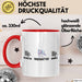 Tagesmutter Tasse Geschenk Beste Tagesmutter Einhorn Geschenkidee Kaffee-Becher Rot Trendation