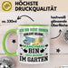 Hobby-Gärtner Geschenk Tasse Ich Bin Nicht immer Schlecht Gelaunt Gärtner Kaffee-Becher Grün Trendation