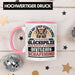 Deutscher Schäferhund Tasse Geschenkidee Kaffee-Becher Schäferhund Besitzer Schutzengel Rosa Trendation
