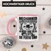 KFZ Mechaniker Tasse Geschenk Spruch Männer KFZ Mechatroniker Geschenkidee Becher Werkstatt Mechaniker Hören Nicht Auf Wenn Sie Müde Sind Rosa Trendation