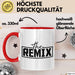 The Remix Tasse Geschenk Partner-Tassen Geschwister Kaffee-Becher Rot Trendation