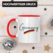 Germany Tasse Deutschland Flagge National Stolz Rot Trendation