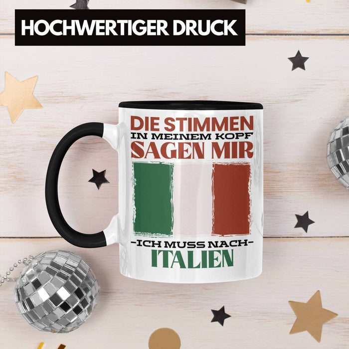 Italien Tasse Urlaub Heimat Geschenk Spruch Italiener Geschenkidee Trendation